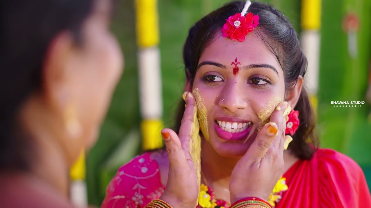 4k  Sravani haldi 2025 Bhavana photography