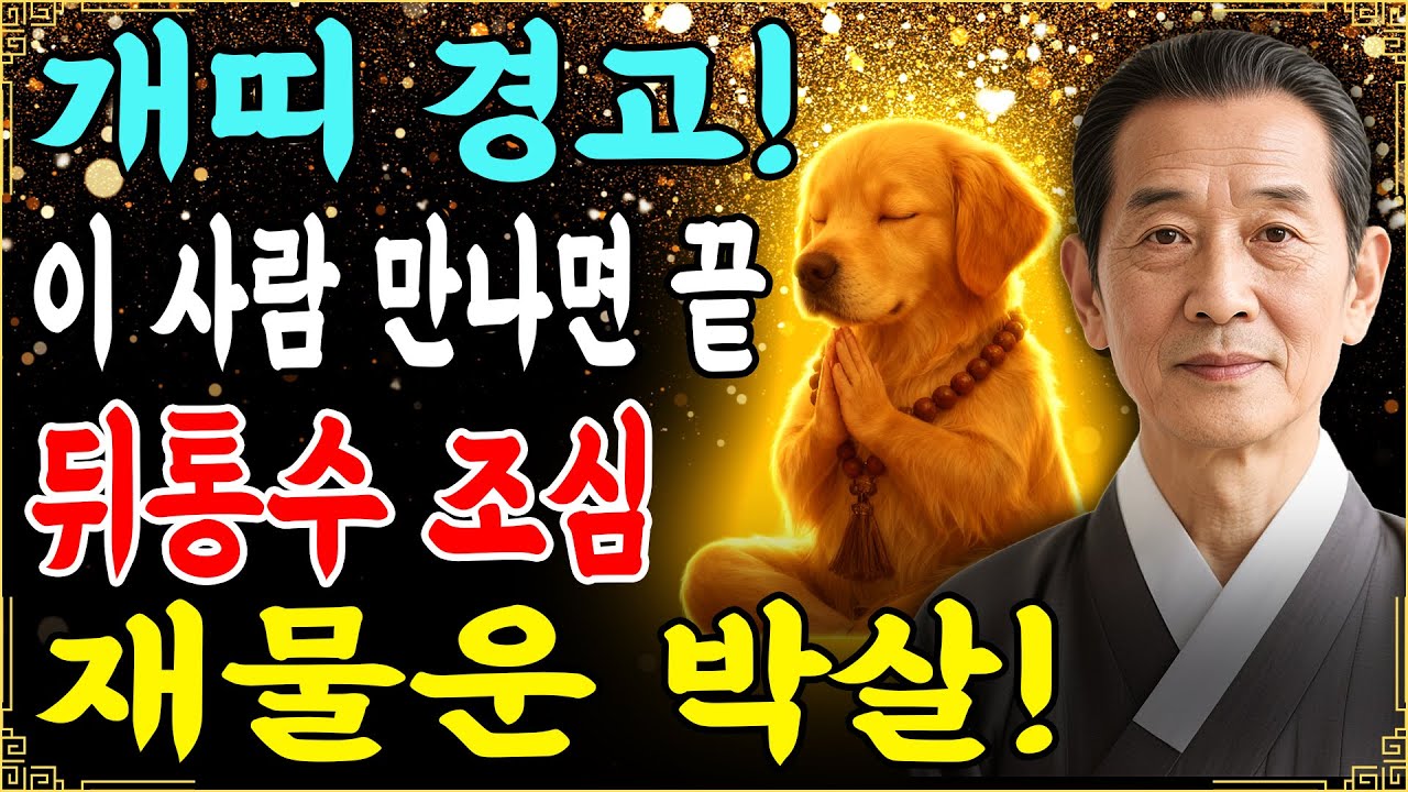 개띠 여러분, 2월에 제발 