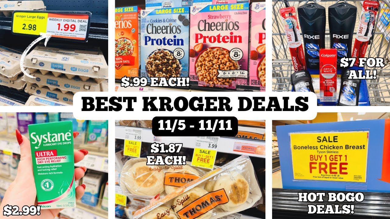 CHEAP KROGER COUPON DEALS | EASY DEALS TO SAVE MONEY | LEARN TO COUPON AT KROGER | 11/5 - 11/11