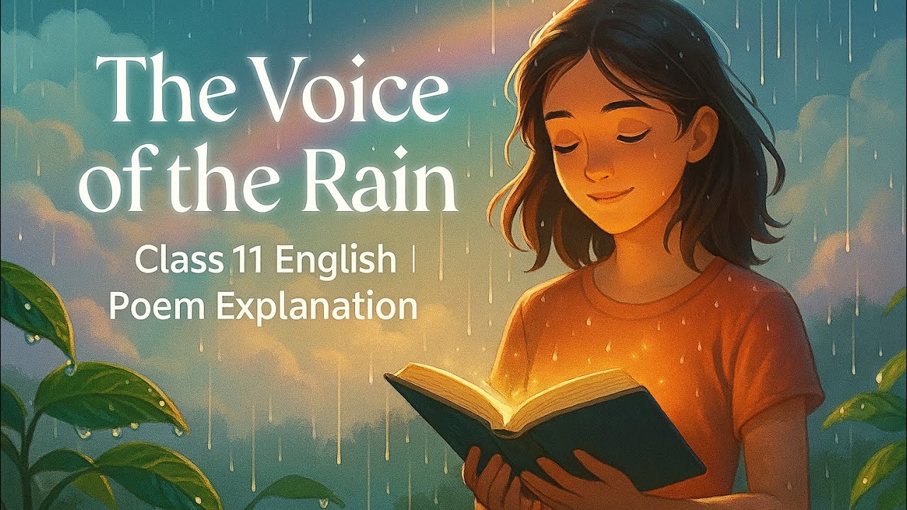 Class 11 English Hornbill Poem The Voice of the Rain | Easy Explanation + Summary | CBSE Board 2025