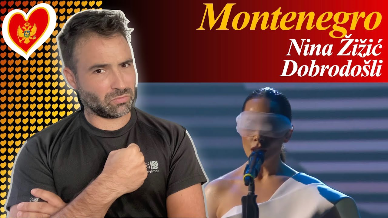 First Reaction 🇲🇪: Nina Žižić- Dobrodošli / Eurovision 2025 Montenegro