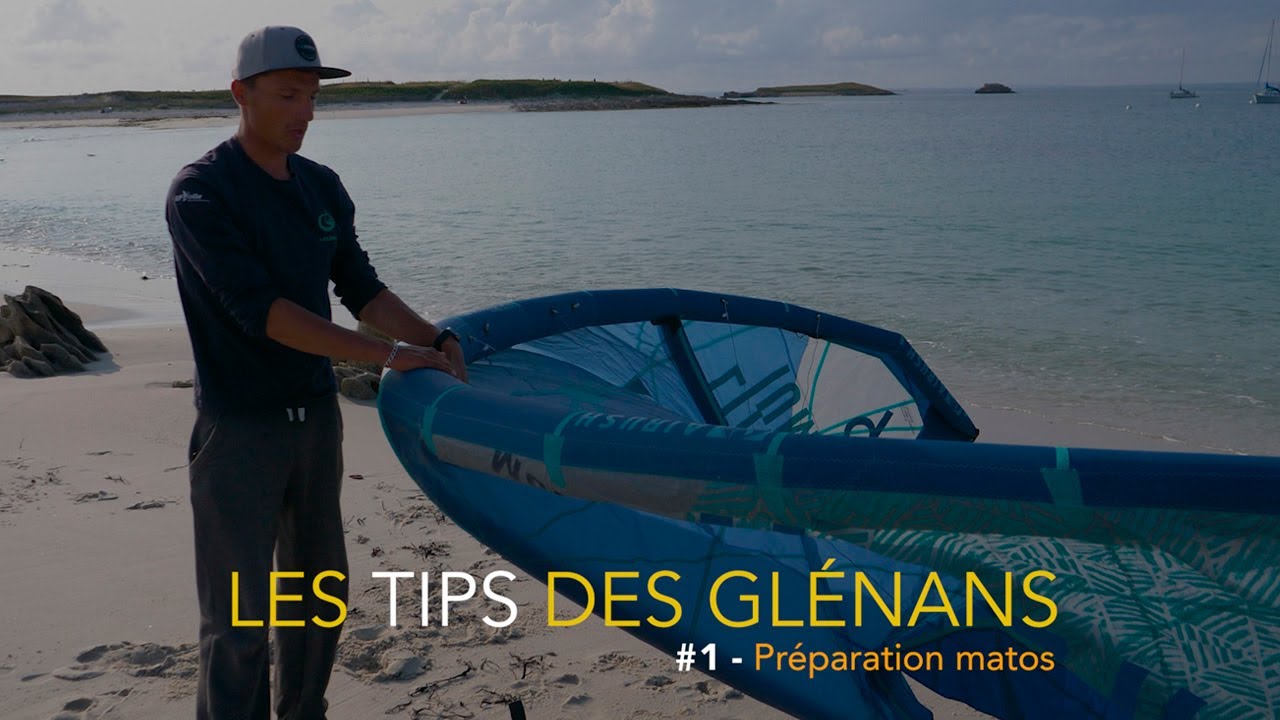Préparation du matériel - kitesurf