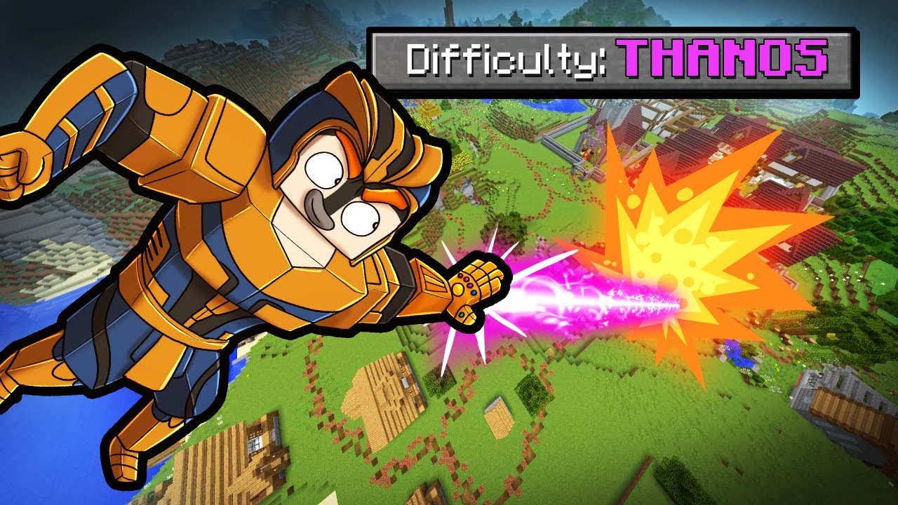 I Created a...THANOS Difficulty in Minecraft!