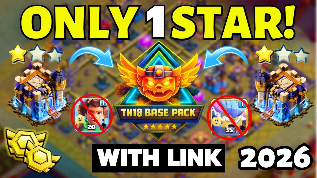 🏆 TOP 10 WORLD BEST TH18 War Base With Link | Th18 Cwl Base With Link | Th18 Legend Base | 2026