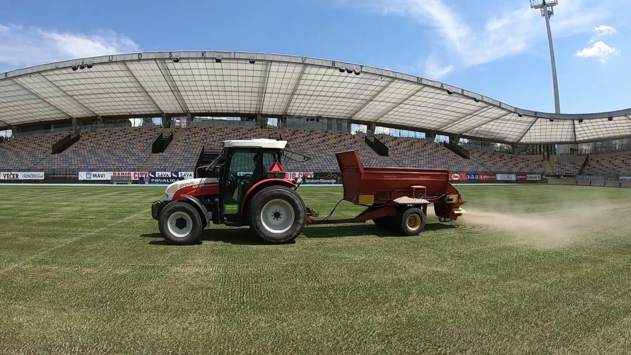 Travna ruša Gregorc - Ljudski vrt Maribor - NK Maribor sanacija hibridne travne površine