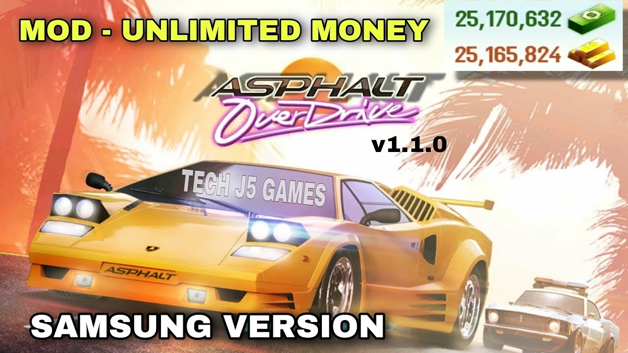 Asphalt Overdrive v1.1.0 Samsung Version Unlimited Money Android Gameplay (60 FPS)