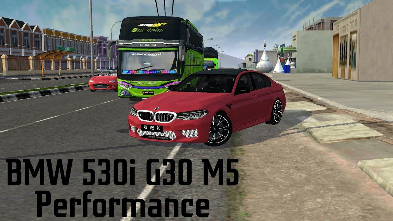 BMW 530i G30 M5 Performance Car Mod For Bus Simulator Indonesia | Free Download Now | bussid |BMW M5