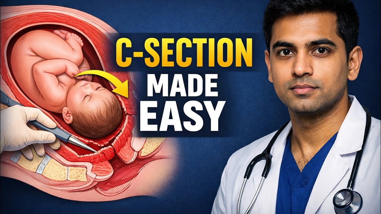 Caesarean Section in 15 Minutes | Indications, Procedure & Complications | OB-GYN