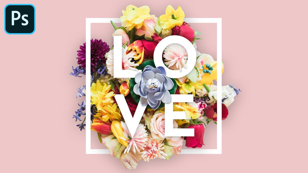 Floral Typography Text Effect - Photoshop Tutorial