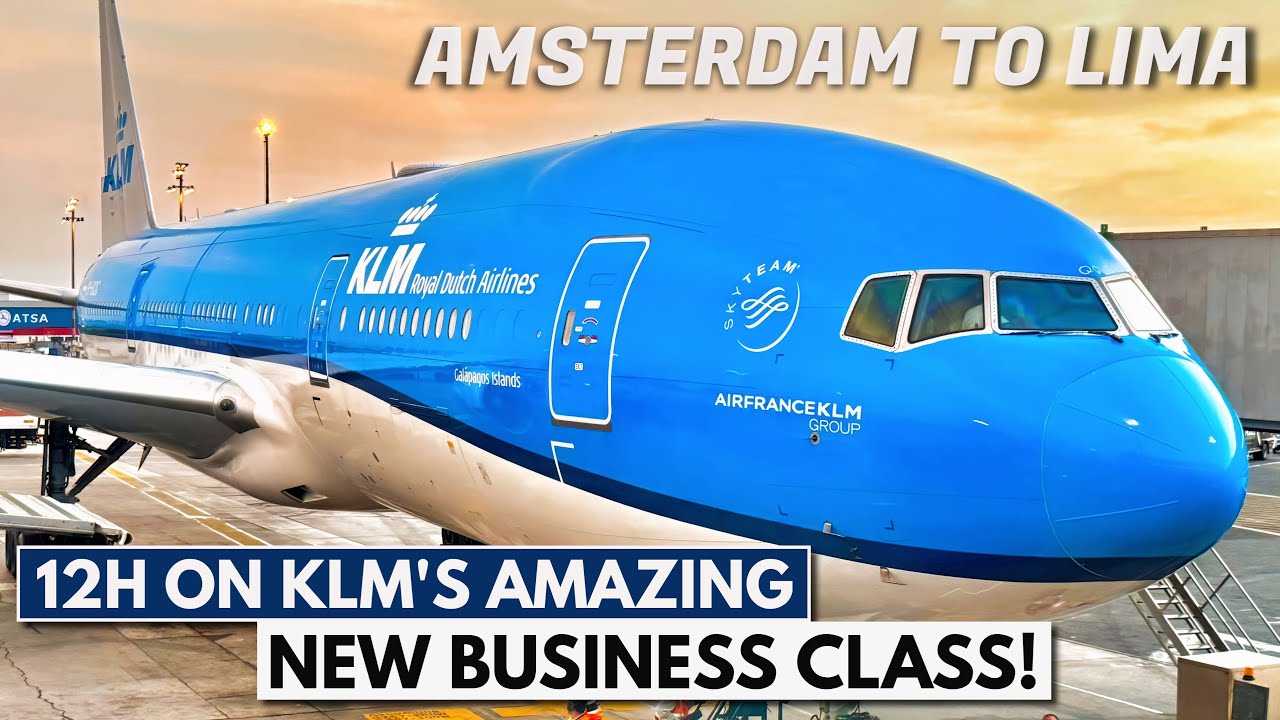 TRIP REPORT | KLM 777 Business Class | Amsterdam to Lima – Is This KLM’s BEST Business Class Yet?!