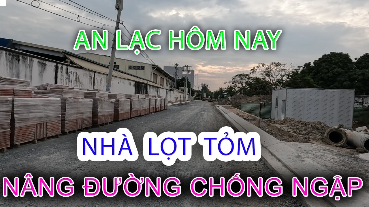 Không ngờ GẶP CẢNH NHÀ LỌT XUỐNG đoạn nâng đường AN LẠC BÌNH TÂN - Sài Gòn Gia Định