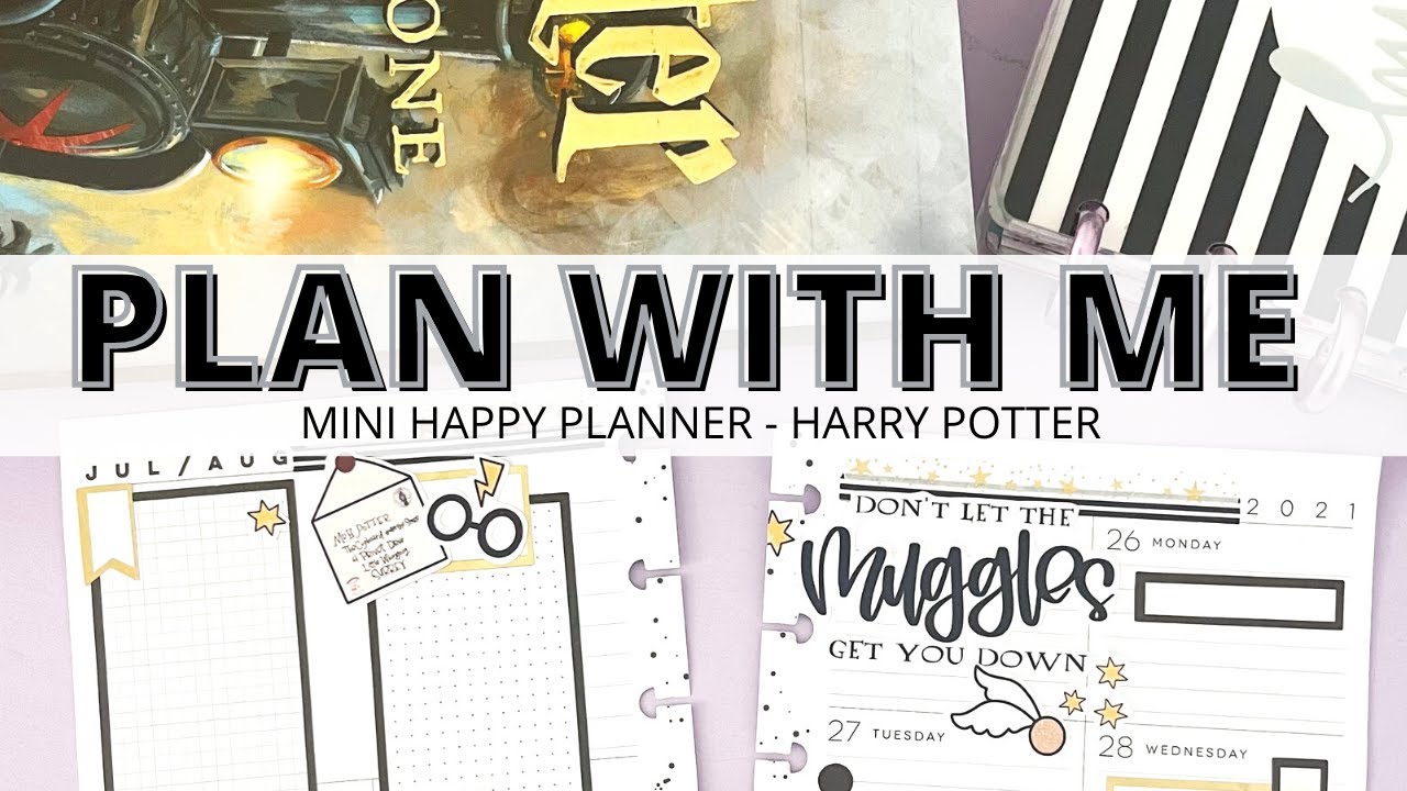 PLAN WITH ME | HARRY POTTER | MINI HAPPY PLANNER