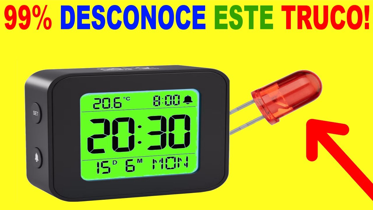 GENIAL IDEA CON UN DIODO LED!