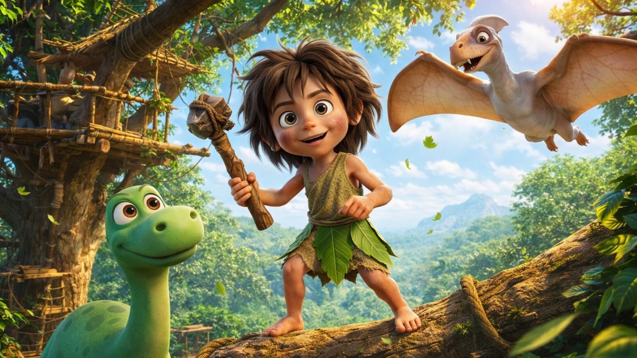 Skyfang’s Giant Tree Home 🌳🦅 Dino & Friends Build a Sky-High Dream House! | Good Dinosaur Toons