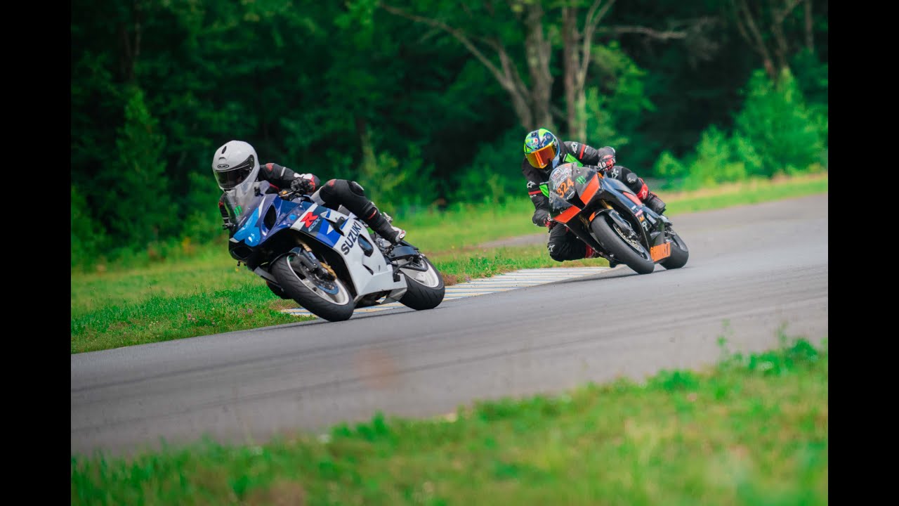 First Track Day at NYST - GSXR 750 Crashed