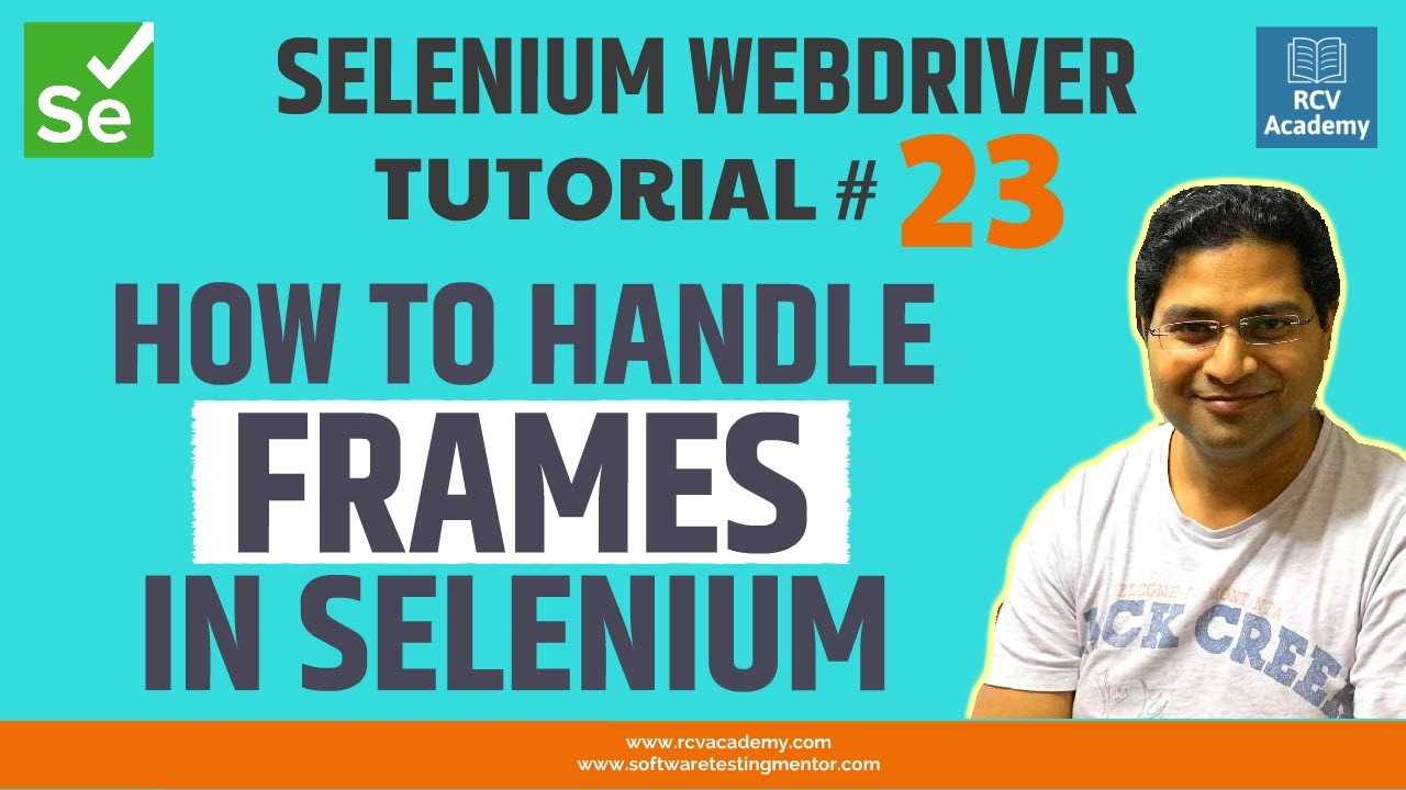 Selenium WebDriver Tutorial #23 - How to Handle Frames in Selenium