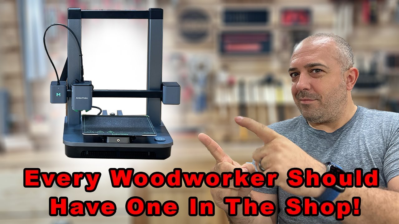 EASY 3D Printers Belong In The Woodshop! The AnkerMake M5C Made Me Love 3D Printers!