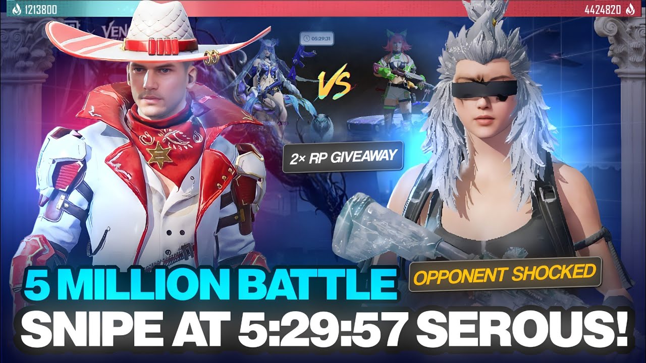 🌎5 MILLION POPULARITY SNIPE ON LAST MINUTE 😈  | OPPONENT WAS SHOCKED 🥵 |#theamitgaming #egobattle 