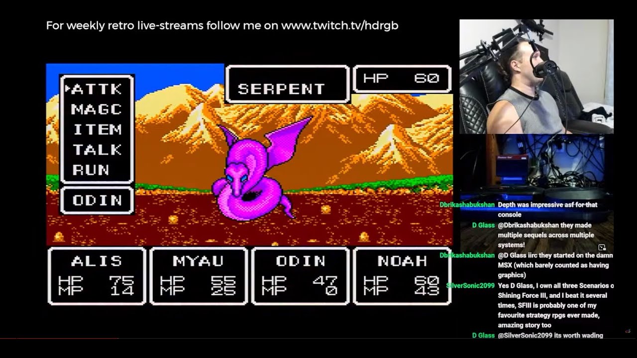 Phantasy Star (1988) on the original #SEGA #Master #System LIVE stream