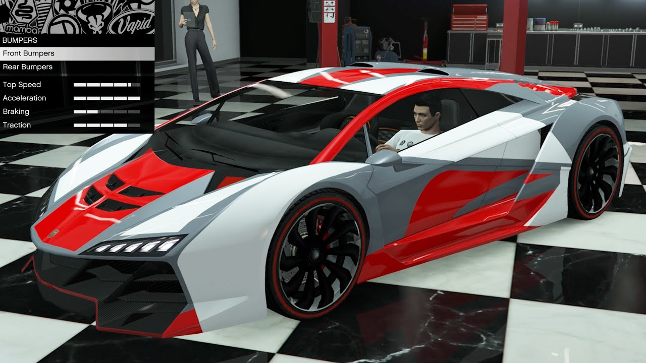 GTA 5 - UPDATED Customization - Pegassi Zentorno (Lamborghini Sesto Elemento/Veneno)