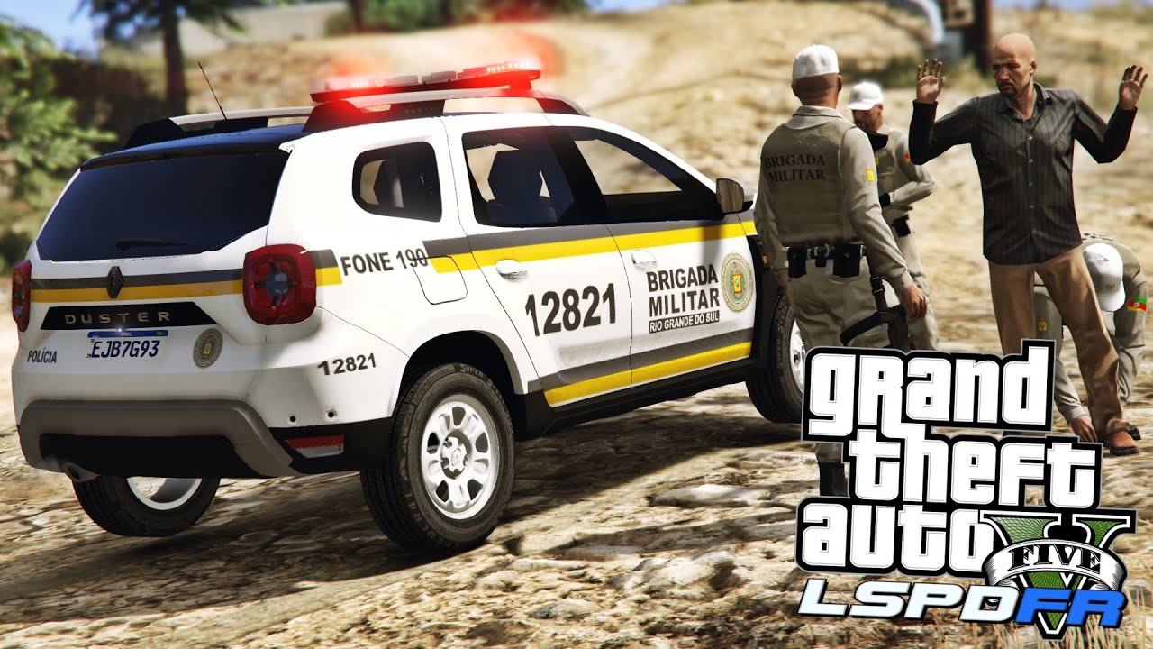 GTA V BMRS - BRIGADA MILITAR REFORÇA PATRULHAMENTO NO INTERIOR #449