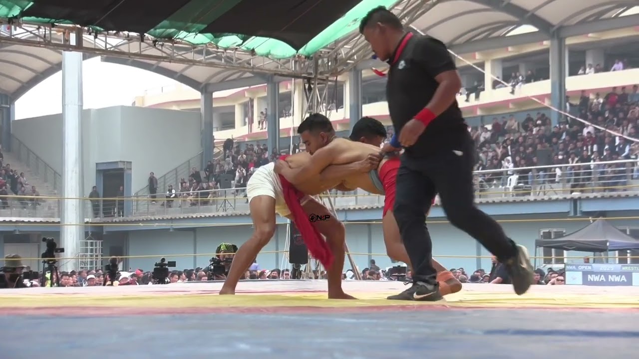 33-летняя Нлумрия Хегванг Зелианг все бои на Открытом чемпионате по борьбе Naga 2025