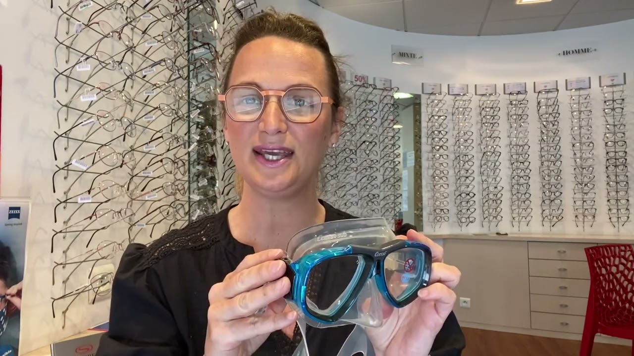 Le masque de plongée à la vue, par Diane (opticienne) @dianeoptician