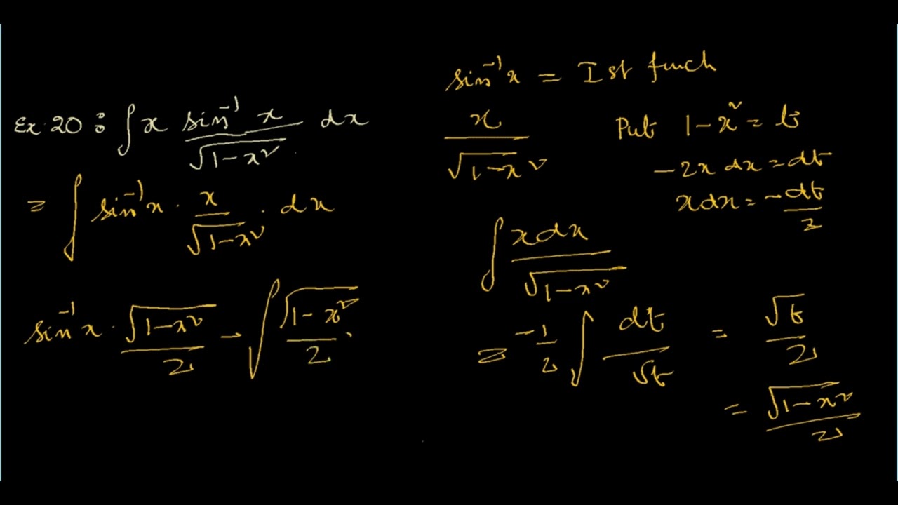 class 12 Mathematics chapter Indefinite Integration Exercise 7.6 examples from NCERT text