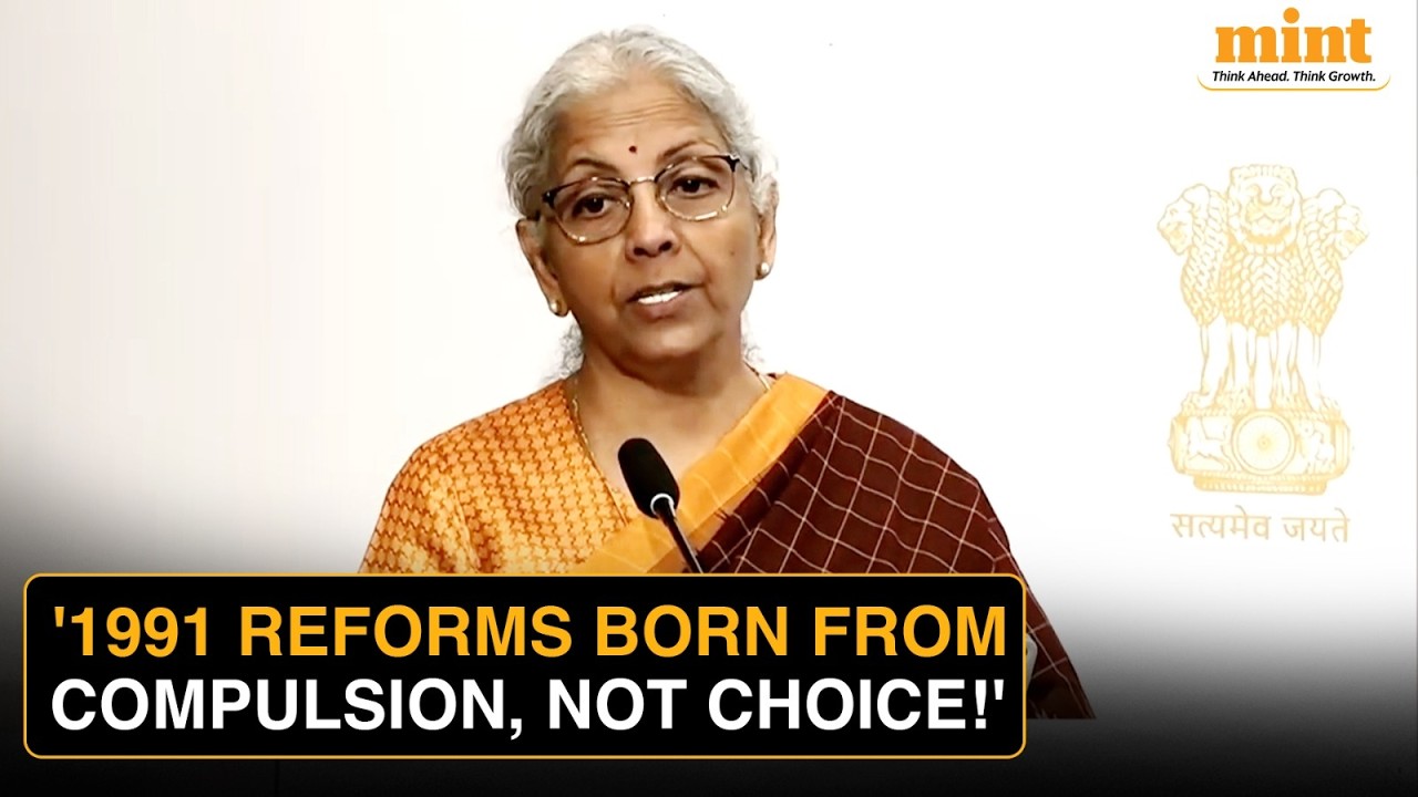 On Cam: FM Sitharaman's Scathing Jibe at Congress Over 1991 Economic Reforms