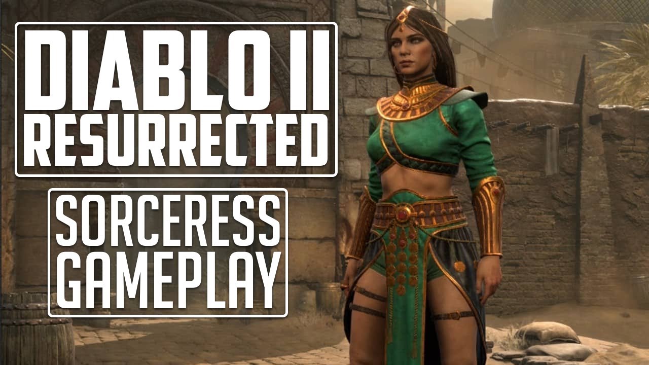 Diablo II Resurrected - Sorceress Gameplay - Ultrawide