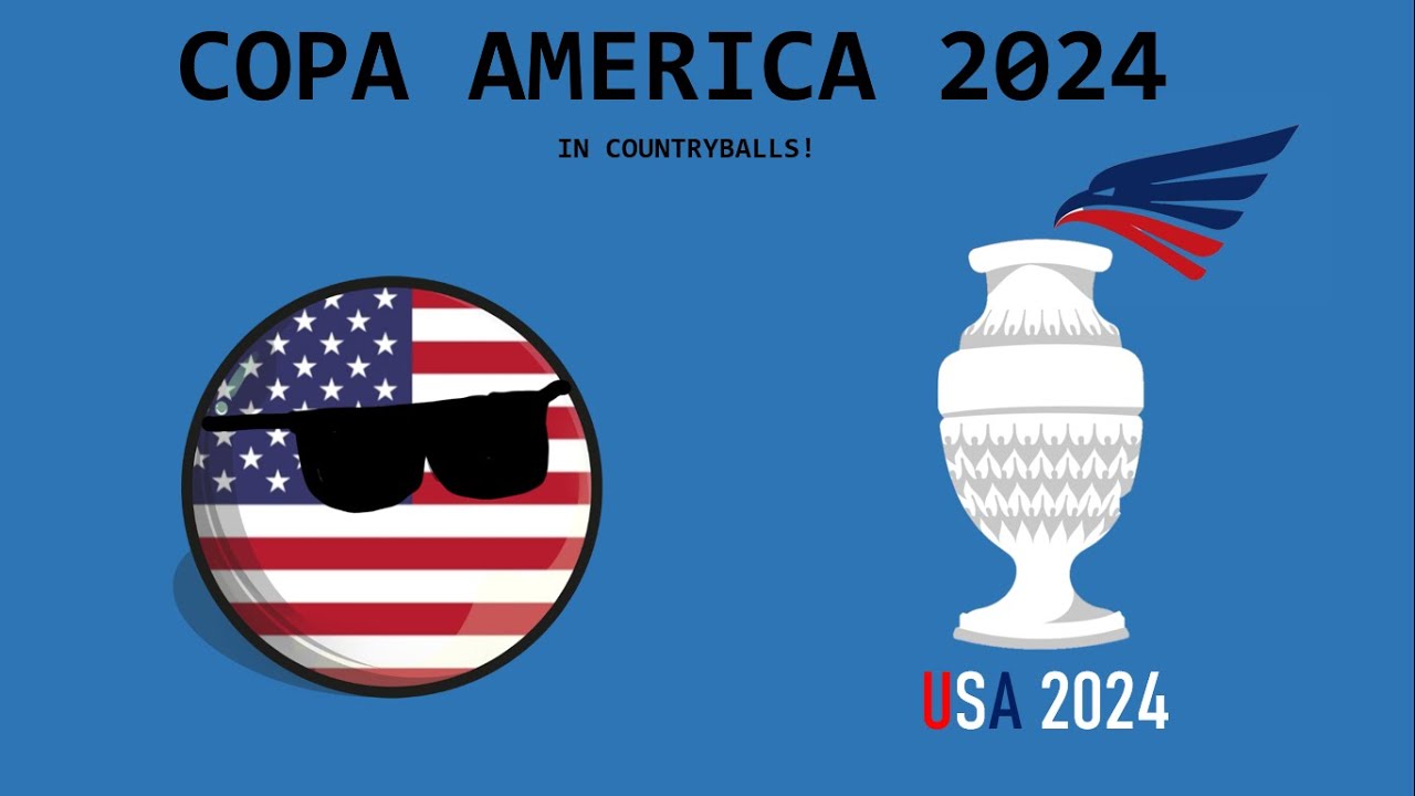 Copa Am&eacute;rica USA 2024 in Countryballs!