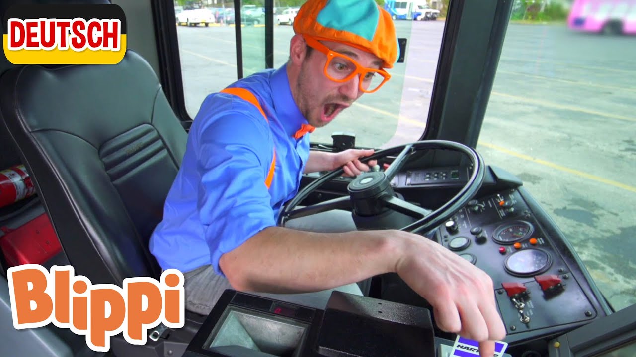 Blippi Deutsch - Blippi erkundet einen Bus | Abenteuer und Videos f&uuml;r Kinder