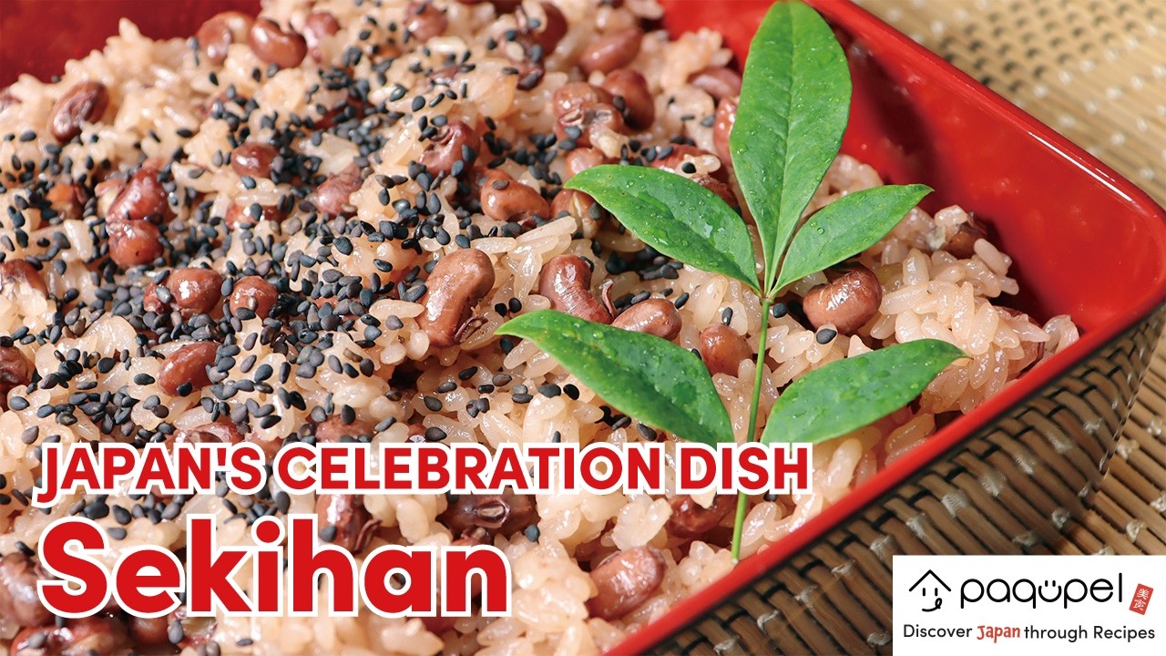 How to Make Sekihan | Japanese Red Bean Rice for Celebrations