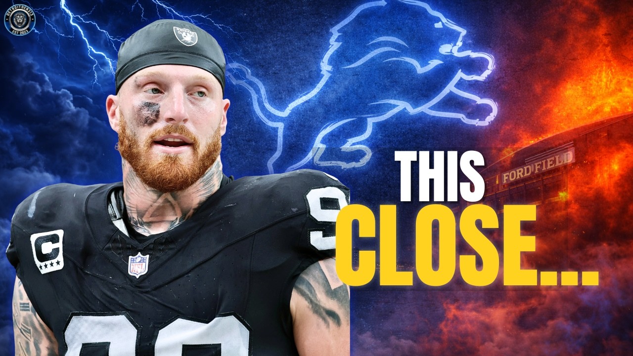 The Detroit Lions Were THIS Close to Landing Maxx Crosby…
