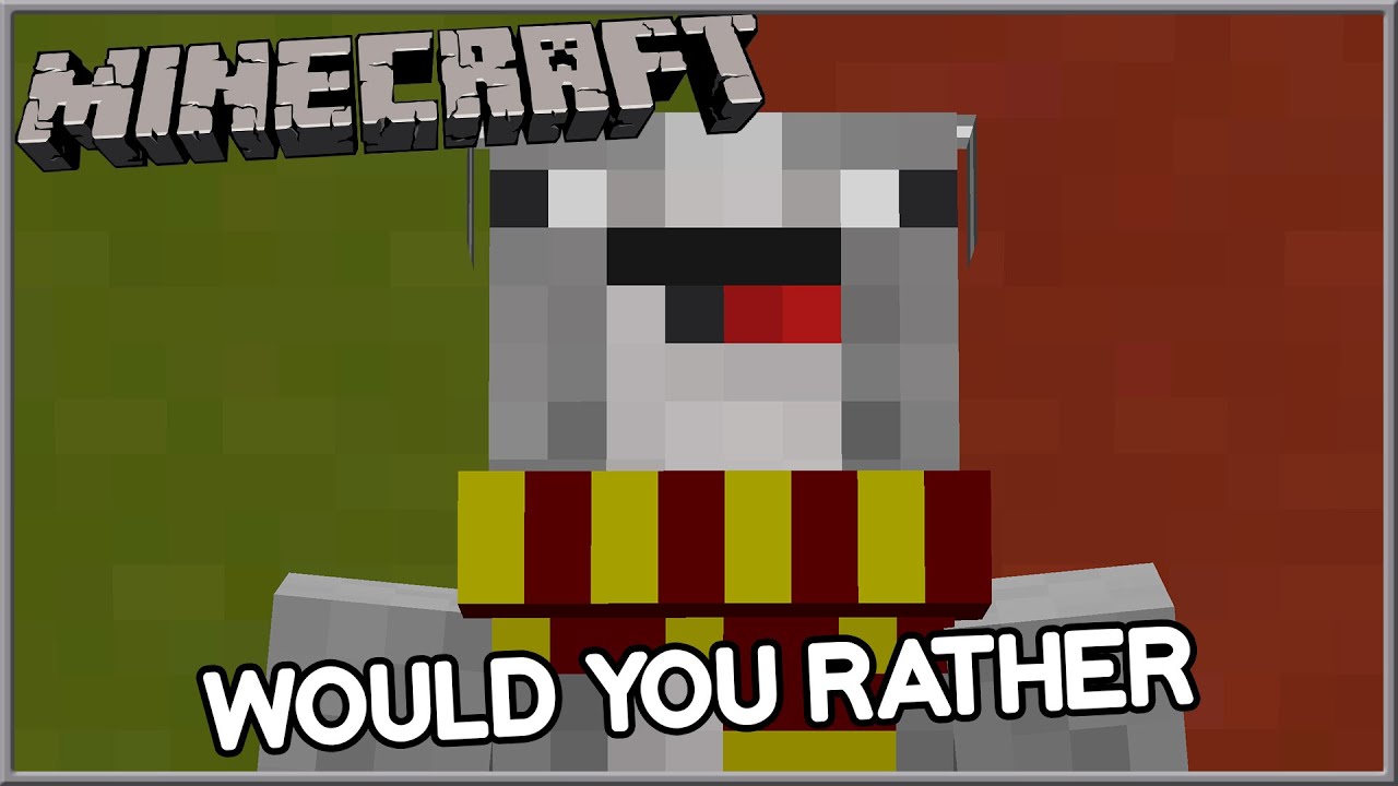 I DON'T WANT TO INFLATE | Minecraft Would You Rather