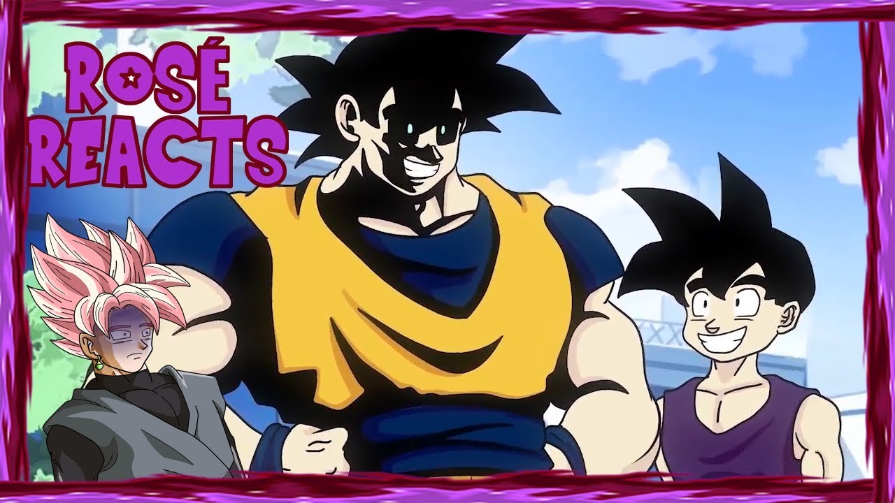 Rosé Goku Black Reacts to Goku vs. All Might RAP BATTLE!