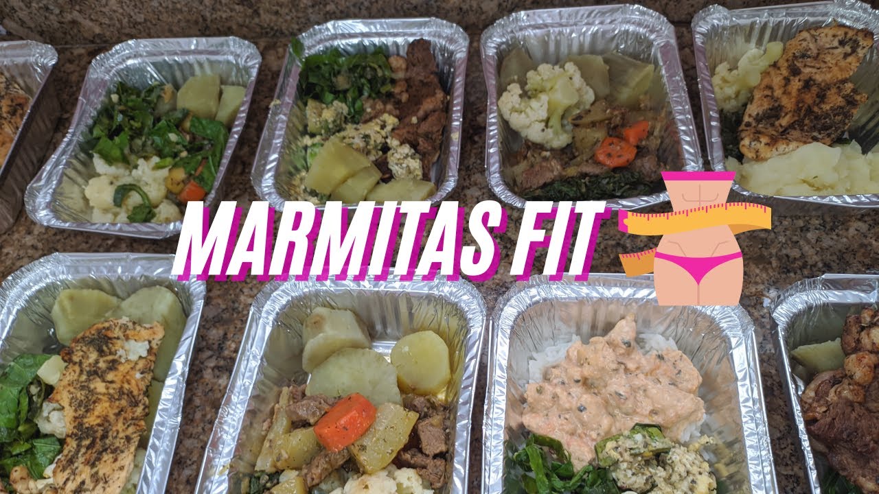 COMO FAZER MARMITAS PARA SEMANA |Comida fácil e barato |DIETA PÓS BARIÁTRICA.