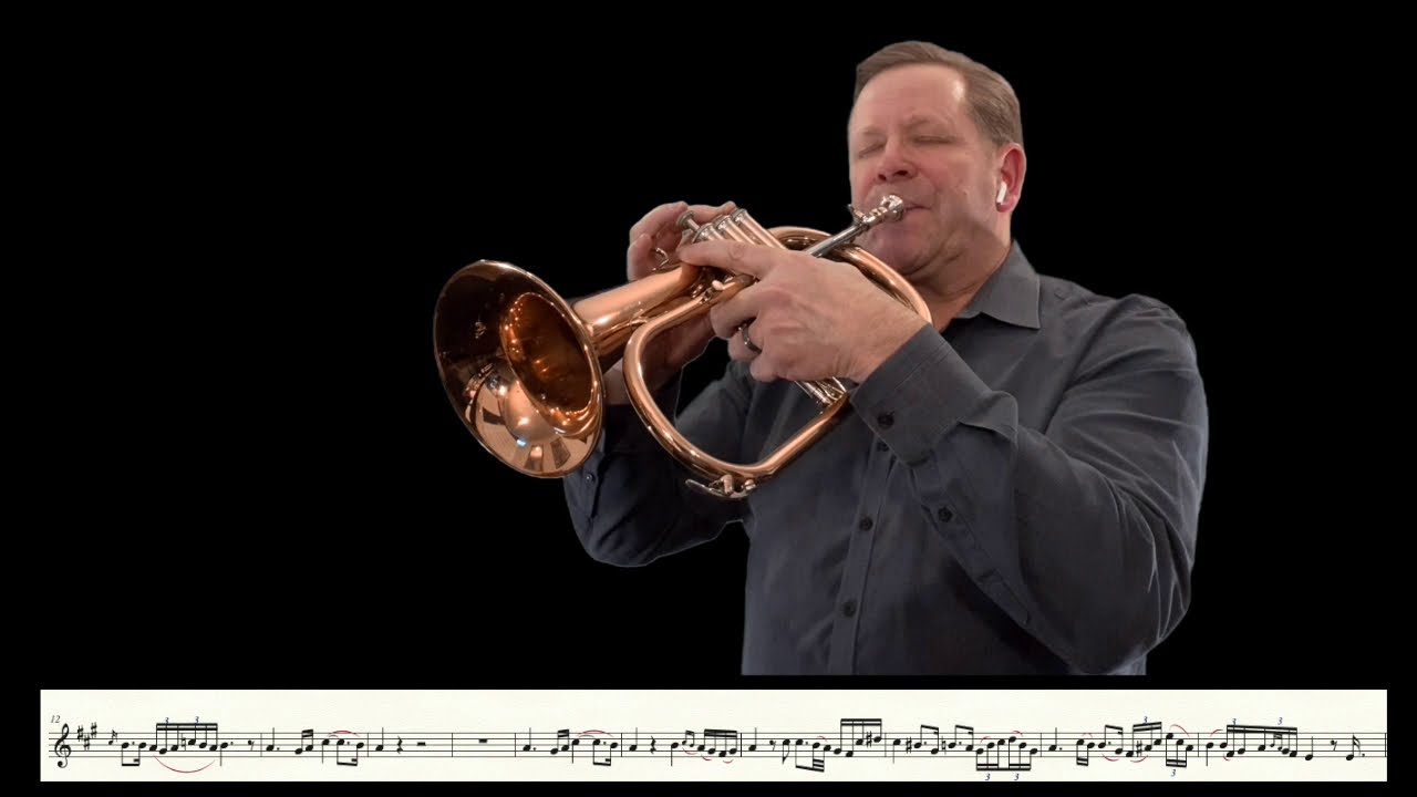 Ave Maria by Schubert (G) - Flugelhorn, Trumpet & Piano - Sheet Music Link