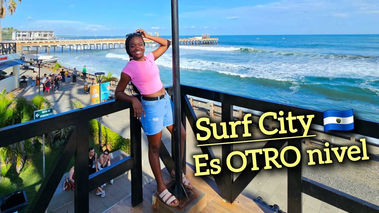CUBANA🇨🇺se emociona al CONOCER el Puerto de la Libertad en EL SALVADOR🇸🇻Nunca disfruté así en Cuba🥹