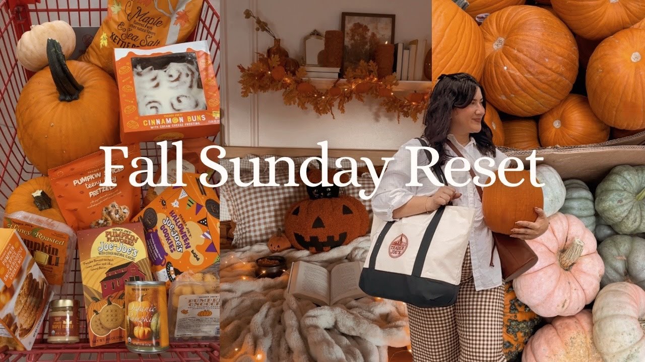 Cozy Fall Sunday Reset 🤎🧼🍂  autumn cleaning, organizing & preparing my home for Fall