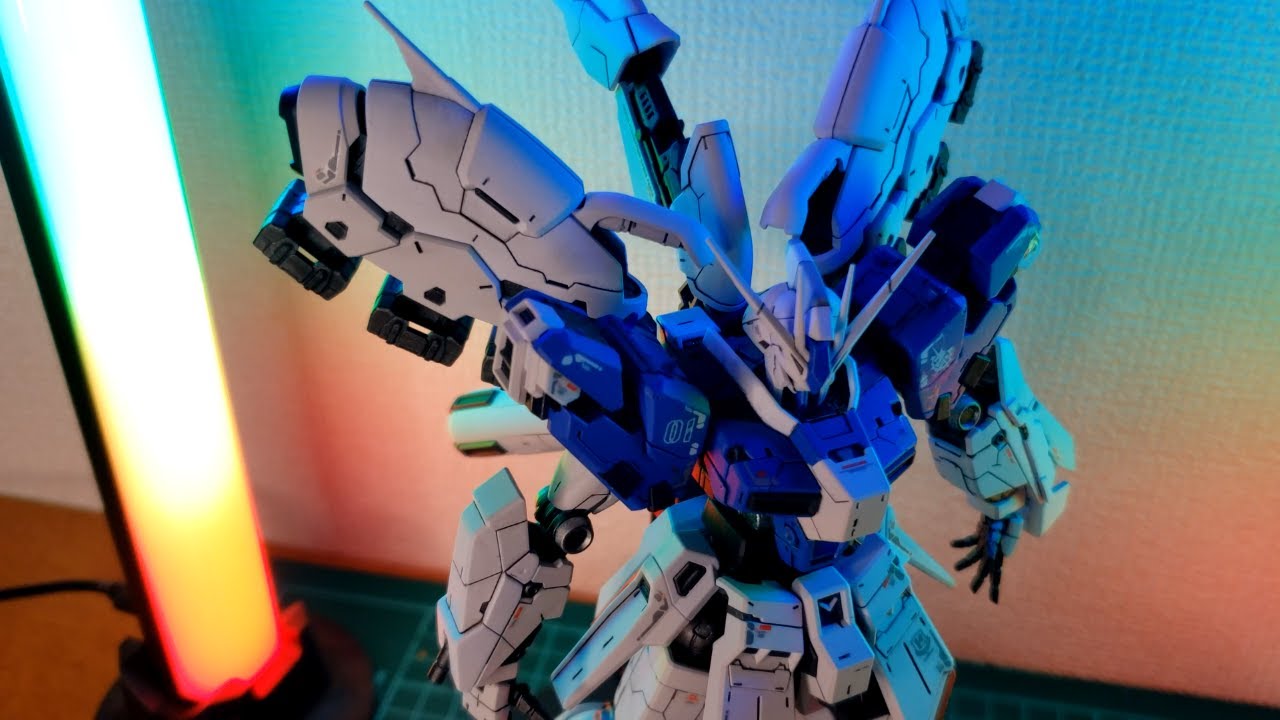 RG Hi Nu Gundam Custom build #gundam #gunplamodeler