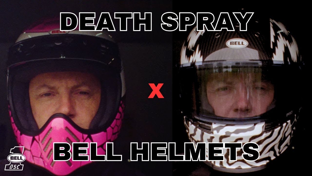 Death Spray x BELL Helmets | Limited Edition Collaboration Helmets | #DicEtv