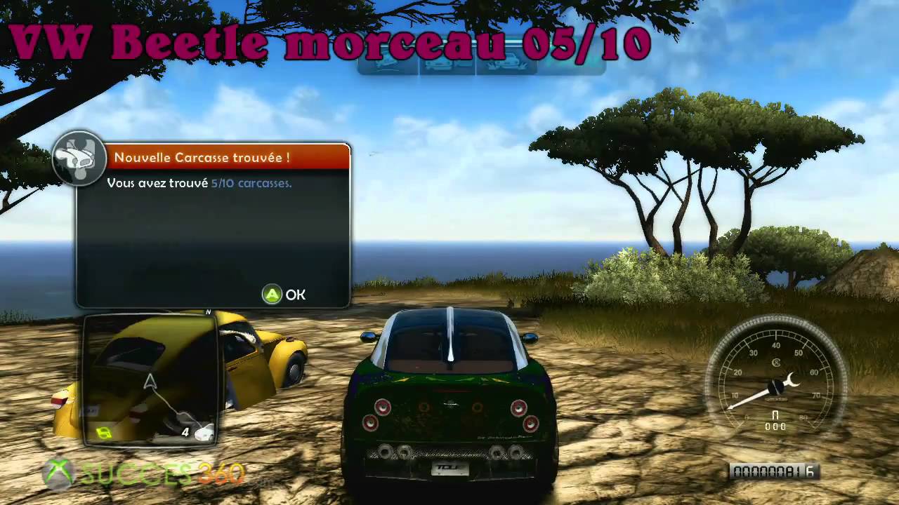 Test Drive Unlimited 2 emplacement des carcasses d'Ibiza Zone 1