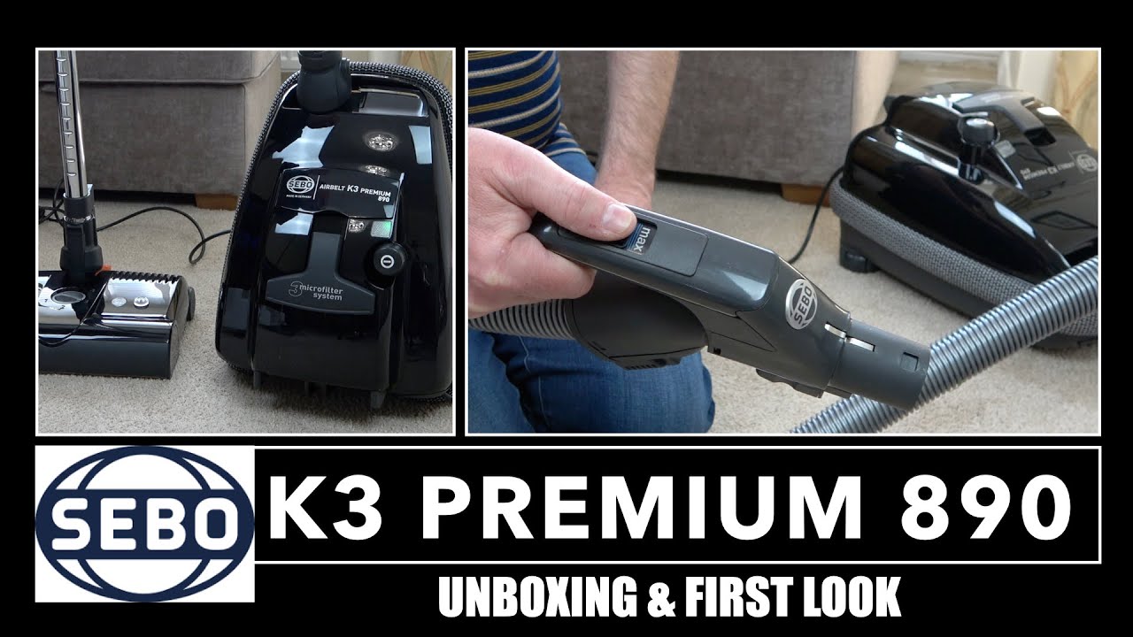 Sebo K3 Premium 890 Vacuum Cleaner First Look