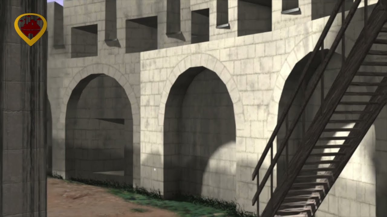 Kasteel van Valkenburg 12e tm 16e eeuw virtuele reconstructie