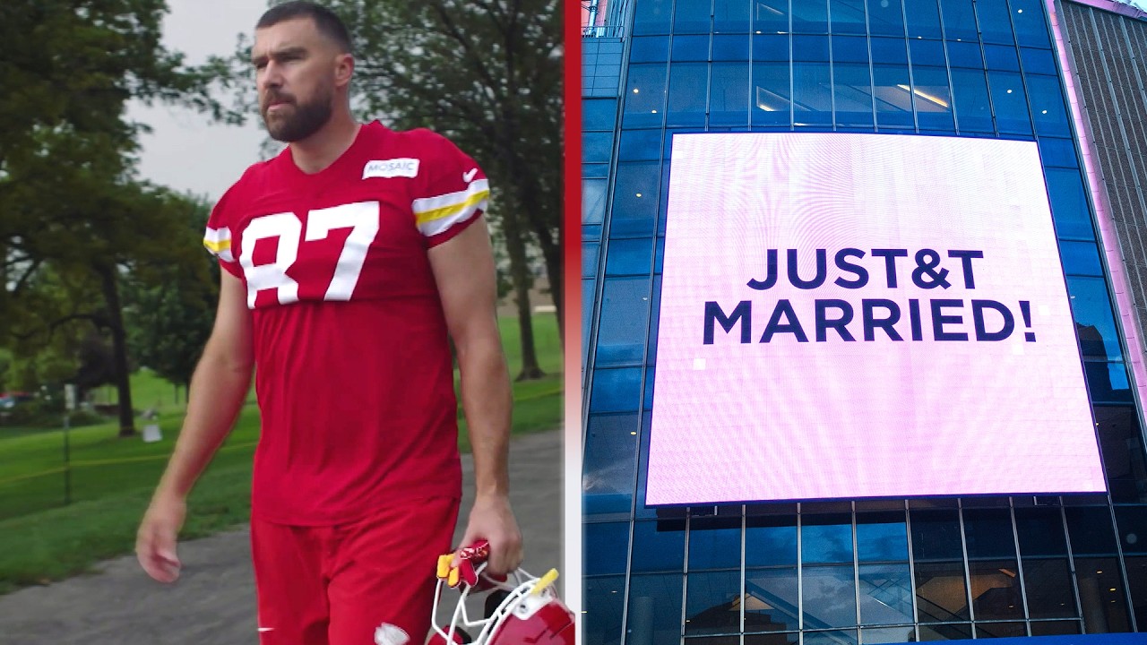 Travis Kelce Begins First Chiefs Training Camp as Taylor Swift's HUSBAND!