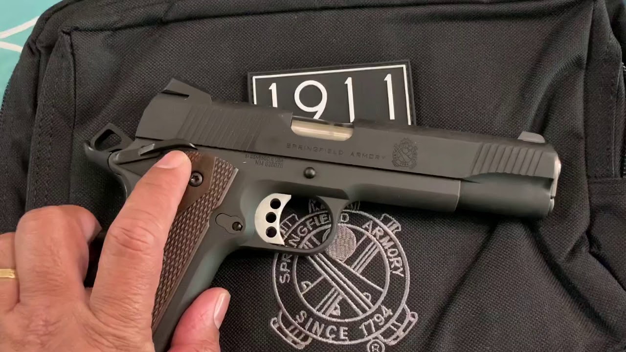 UNBOXING of Springfield Armory 1911 Pistol LOADED, plus First 50 Rounds Shooting test!