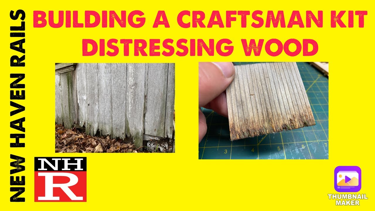 Building a Craftsman Kit - Distressing Wood