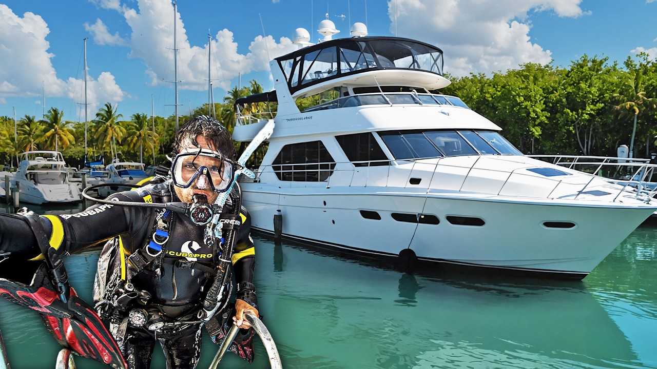 The SHOCKING reason I needed a diver to fix this yacht
