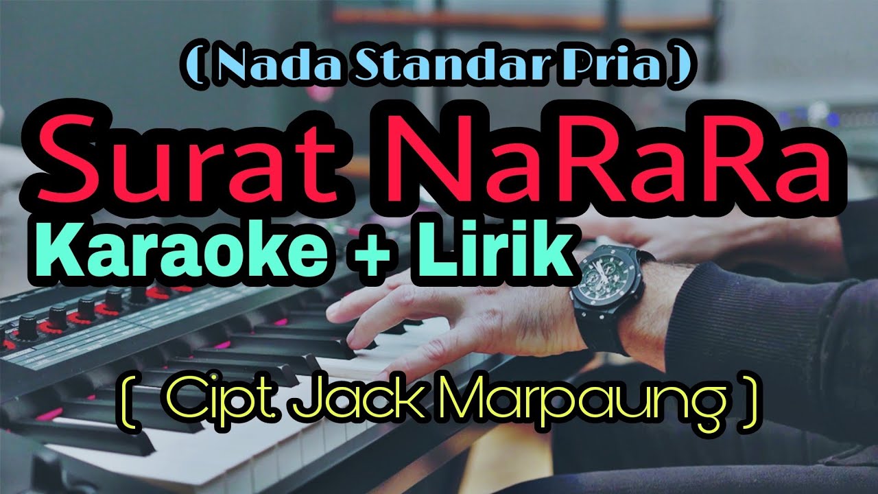 SURAT NARARA KARAOKE LIRIK | LAGU BATAK POPULER